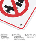 Do Not Drink Tank Water Aluminum Warning Sign 8 By 12 Inches Durable Health Hazard Plaque For Rural Properties Farm Land Countryside Residential Tank Water Supply Zones Pre Drilled, corner hole detail