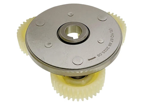 Beefy 36T Nylon Planetary Gear Clutch Kit For 500W 1000W Left End Hub Motors, top view of gear set with nylon teeth.