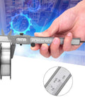 Person holding Dope Precision Metal Caliper Set 5 Inch 6 Inch Manual Vernier Caliper With Inch And Millimeter Readings
