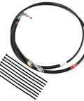 Ultimate Fuel Line Kit For Chevy Gmc 4.3L 5.0L 5.7L 7.4L C/K 1500/2500 Trucks 88-96 Total TBI Supply Return Hose Upgrade Complete Set fuel lines with zip ties