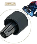 Beefy 1/4 Inch Router Collet Kit with Self Releasing Chuck and Locking Nut for Replacing 48-66 Series, includes 14-46-0166