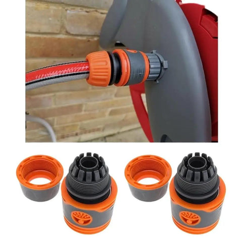 30 Piece Garden Hose Quick Connector Set With Faucet Extender Water Gun And Hose Connection Joint Watering Pipe Fitting For Quick Leak Free Attachments Plus Easy DIY Yard Watering plastic hose connector on hose reel
