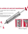 Manual Desoldering Pump Solder Sucker Tool With Anti Clogging Silicone Tip For Easy Solder Removal, illustrated usage guide