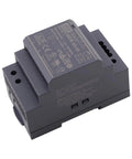 Straight Up Heavy Duty 60 Watt 48 Volt Din Rail Switching Power Supply with adjustable output, slim design for easy mounting.