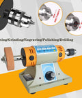 DIY Jewelry Buffing Polisher Kit For Bench Use Pro Grade Electric Lathe Grinder With Adjustable Speed Up To 10,000 RPM