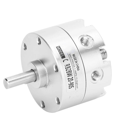 Beefy Stainless Steel Vane Type Rotary Pneumatic Air Cylinder 20mm Bore For Industrial Automation And Robotics, front view