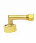 4 Foot Stainless Steel Braided Dishwasher Installation Kit With Three Eighths Inch Compression Fittings Swivel Elbow And MIP Connector