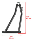 Front Lower Left A Arm For Polaris RZR 570 EFI 2012 2022 Must Have Replacement Kit With Ball Joint Long Pivot Shaft And Bushings For Durable UTV Steering Control, black steel, 18.7 in tall