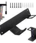 Wall Mount Floor Jack Stand Organizer Rack For Quick Garage Storage And Easy Access Heavy Duty Jack Stand Holder Brackets