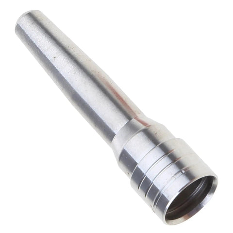 Stainless Steel Milk Frothing Nozzle Rod Tip For Espresso Machines Barista Grade Accessory For Smooth Velvety Foam Built For Home And Commercial Use Durable Stainless Construction Fits EC685 And Similar Models, angled view