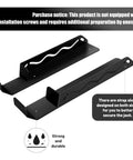 Tough As Nails Wall Mount Floor Jack Stand Rack Garage Tool Storage Organizer Universal Fit Hydraulic Jack Holder solid steel brackets with strap slots
