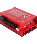 StepperOnline Y Series closed-loop stepper driver V2.0 in red enclosure with black terminal blocks and heat sink fins