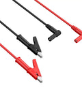 Banana Plug To Alligator Clip Test Lead 4mm, 15A 1000V Pure Copper Flexible Electrical Cable One Meter For Multimeter And Clamp Meter Testing