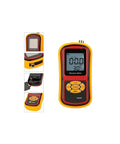 Built-In Probe Vibration Meter With One-Hand Operation For Motors Pumps And Fans Measures Acceleration Velocity And Displacement With No-Fuss Real-Time Readouts On A Large Backlit LCD For Quick Industrial Maintenance And Vibration Analysis, handheld