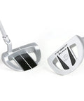 Tangent T1 Putter For Men Right Hand With Free Headcover, High MOI Forgiveness, Plumber's Neck Offset, Soft TPU Insert, Bi Color Sightline