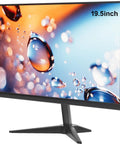 19.5 Inch HD Monitor With 1440x900 Resolution 75Hz Refresh Rate Built In Audio Flicker Free Eye Comfort Blue Light Filter Visual Protection Tech For Home And Office Setup HDMI And VGA Ports