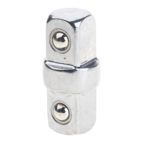 3/8 inch sleeve adapter, chrome-plated, double-ended male square drive to male square drive extension connector