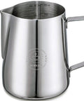 Milk Frothing Pitcher 12oz 350ml Stainless Steel 304 Barista Quality Espresso Steamer Cup with decorating pen