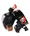 Heavy Duty Hydraulic Torque Wrench Two And A Half Inch Square Drive with swivel for tight garage jobs and strong alloy build.