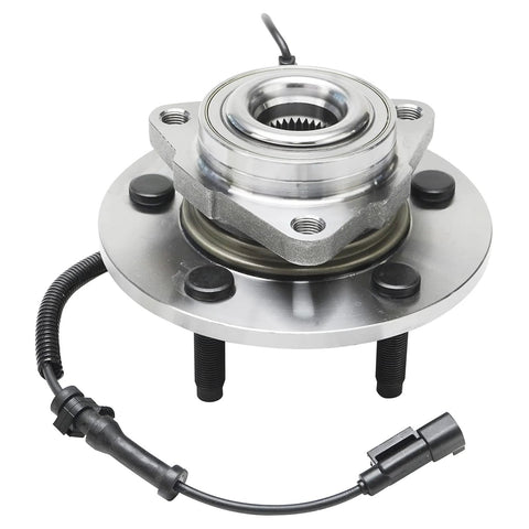 Two Front Wheel Bearing Hubs Assembly Kit For 2009 2011 Dodge Ram 1500 Replacement Pair Fits 2010 Models with sensor cable