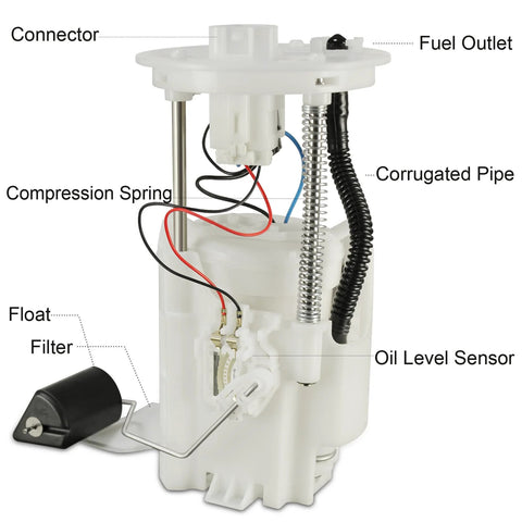 Electric Fuel Pump Module Assembly For Toyota Camry 2007-2011 2.4L 2.5L L4 With California Emissions Replaces E8937M FG1170 P76796M Also Fits 2007-2008 Solara