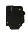 Side view of 60 Amp Double-Pole Ground Fault Circuit Breaker with Self-Test, GFCI Safety Unit for Residential, Commercial & Industrial Panel Use.