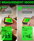 Pin Type Wood Moisture Meter Digital Moisture Detector For Wood And Building Materials Quick Easy Read Dampness Tester with dual modes.