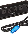 Pow-R Bar Link AC PowerCON Surge Protector With Six Surge-Protected AC Outlets, PowerCON In And Through To Link To Other Pow-R Bar Links