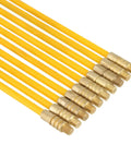 Get Your Hands On This Rad Fafeicy 10 Pc Fiberglass Running Wire Kit Perfect For Slithering Cables Through Walls And Ceilings With Those Smooth Brass Connectors No Drilling Needed, 33cm rods