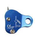 Beefy Aluminum Climbing Rope Grab Self Locking Safety Ascender For Fall Protection Belay Device And Rope Grip Clamp Blue