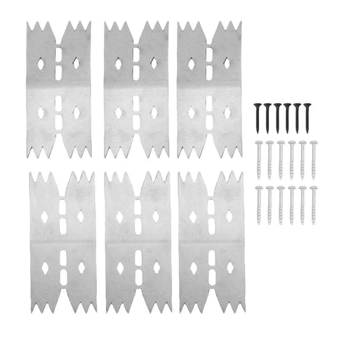 Heavy Duty Stainless Steel Slab Clamping Dogs For Woodworking Jobs, Metal Projects and CNC Work with included screws.