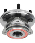 Front Wheel Bearing Hub Assembly For Jeep Wrangler TJ 2000 To 2006 And Cherokee 1999 To 2001 Non ABS With 5 Lug 3 Bolt Triangular Flange Replacement Direct Fit Beefy Durable Steel For Off Road And Daily Driver