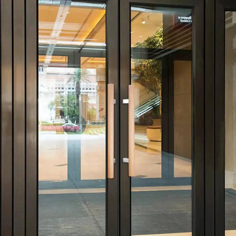 Next Level Heavy Duty Push Pull Door Handle Featuring Warm Beech Wood Grip And Rock Solid 304 Stainless Steel Connector For Sauna Bathroom Double Entry Doors
