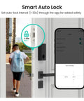 Smart Door Lock With WiFi And Bluetooth Gateway, No Keys Needed Keyless Entry With Code, Fingerprint And Keypad Deadbolt For Front Door