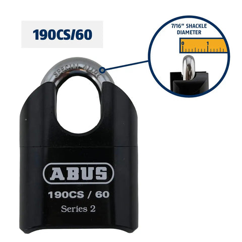 Front view of 190CS 60 High Security Solid Steel Combination Padlock With 4 Dial Resettable Combination Closed Shackle Hardened Steel Jacket
