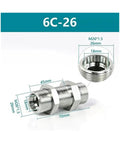 Real Deal Heavy Duty M12 Hydraulic Lock Coupler Adapter For Tough Machinery Jobs Leak Free Steel Construction Built To Handle Rough Conditions Garage Worksites Where You Need Reliable Performance Every Single Day, M26*1.5 steel adapter