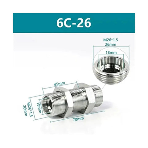 Real Deal Heavy Duty M12 Hydraulic Lock Coupler Adapter For Tough Machinery Jobs Leak Free Steel Construction Built To Handle Rough Conditions Garage Worksites Where You Need Reliable Performance Every Single Day, M26*1.5 steel adapter