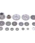 Boss Grade Mini Lathe Gear Set For CJ0618, Metal Replacement Gears Kit In Multiple Sizes, Rustproof HT250 Gray Iron, Precision Ground