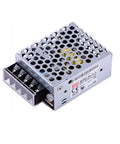Top Shelf Industrial Switch Mode Power Supply 15W 12V 1.2A Built Like A Tank All Metal Case With Universal Input and Bumper To Bumper Safety Guards For Rough Jobsites