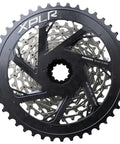 XPLR XG-1271 12-Speed Cassette 10-44T for XDR Driver Body, lightweight aluminum with steel cogs, front view