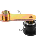 Get Your Off-Road Ride Rocking Hard With This Adjustable Metal Motorcycle Chain Tensioner Roller Guide Kit Perfect For Dirt Bikes Atv Sand Rails And Four Wheelers To Keep That Chain Tight And Boost Performance Big Time. Adjustable metal chain tensioner roller guide with black roller wheel