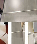 Silver Blue Cable Raceway Concealer Self Adhesive Wires Management Cover seen protecting cables along floor and wall junctions.