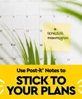 Canary Yellow Sticky Notes 3x3 Inch Set, 18 Pads With 100 Sheets Each, 1,800 Total Sheets on calendar for reminders