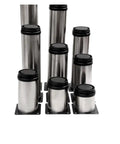 Adjustable Stainless Steel Furniture Legs Set Four Pieces For TV Stands Desks Cabinets Beds And Sofas Round Feet