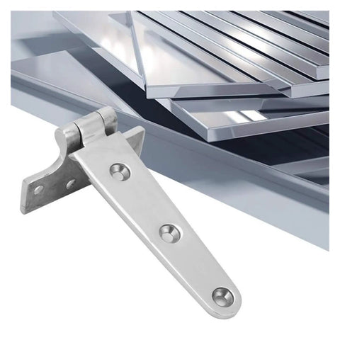 Beefy Heavy Duty T Hinge For Doors And Hatch Covers Marine Grade 316 Stainless Steel Industrial Hinge with mirror finish