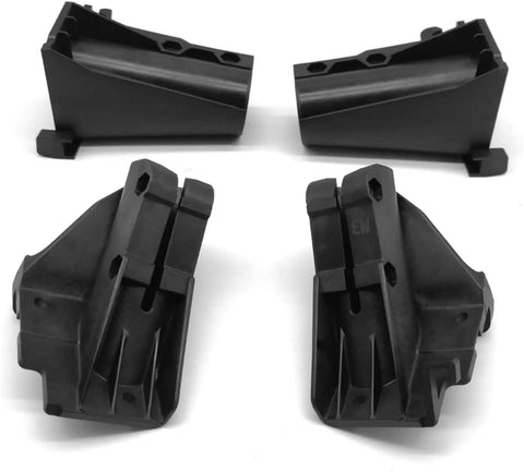 Rock Solid Landing Gear Fasteners For Secure Coaxial Drone Mounting And No Sweat Repair Hardware Replacement Kit Compatible With Popular Multirotor Models. Black plastic drone landing gear mounts, durable and reliable.