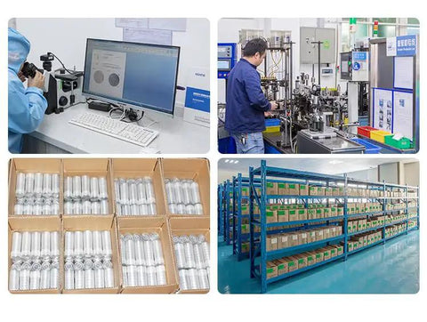 Manufacturing process and storage of Five Pack 6306 ZZ Deep Groove Ball Bearings 30x72x19mm in factory environment