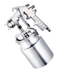 Heavy Duty Pneumatic Spray Gun With 2Mm Stainless Nozzle For Auto Body Finish And Furniture Refinishing, 1000ml cup.