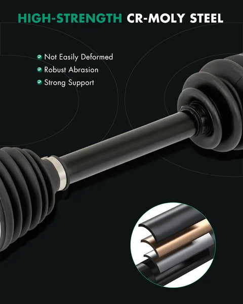 Ford C Max Front Left CV Axle Shaft Assembly 2.0L 2013 2018 Front Driver Side NCV11161 1 Piece ABS Ring Included No Drilling Required Ready To Install high-strength Cr-Moly steel shaft