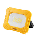 3500 Lumen Rechargeable Magnetic Work Light with Stand Portable 5000K Flood Light for car repair and camping, yellow housing